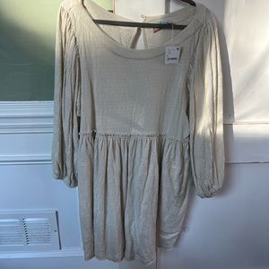 NWT Free People Beachy Keyhole Open Back Dress